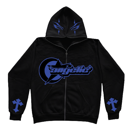 Angelic embroidery Full zip-ups