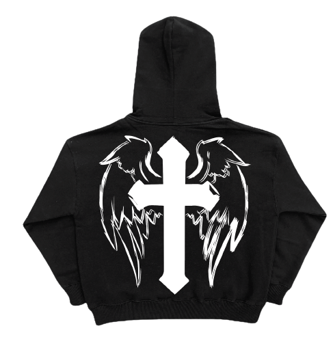 Angelic embroidery Full zip-ups